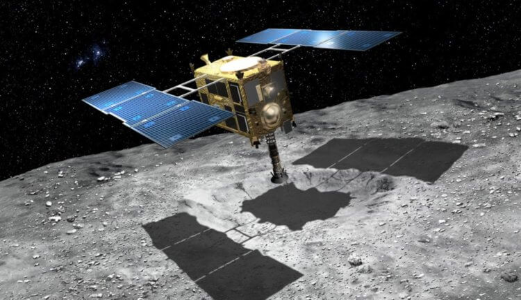 Зонд «Хаябуса-2» не смог сбросить маркер на кратер астероида Рюгу. Фото.