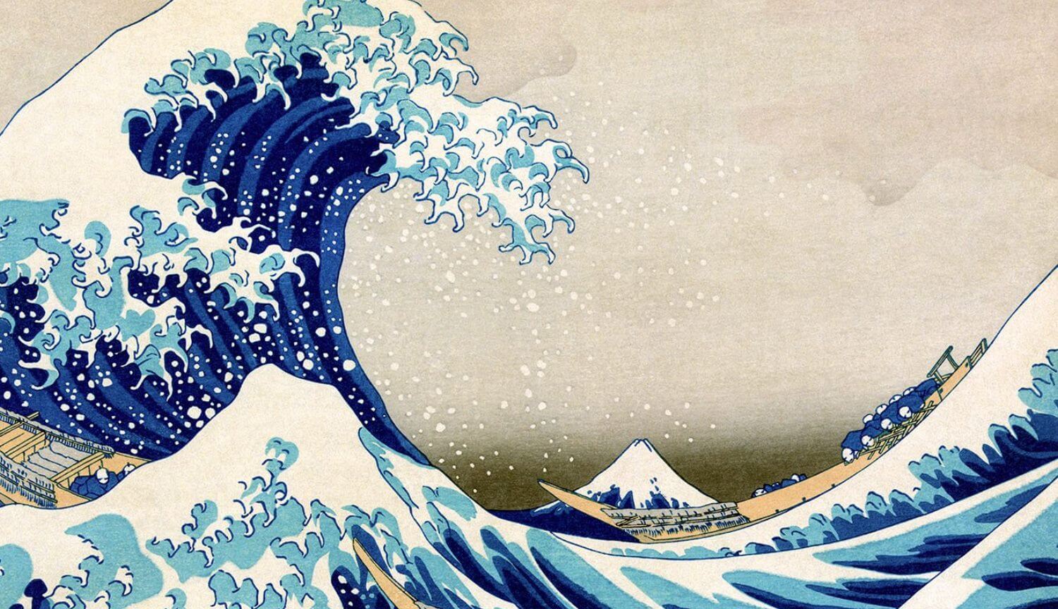 Картина японского художника была сохранена внутри белковых молекул.. Фото.