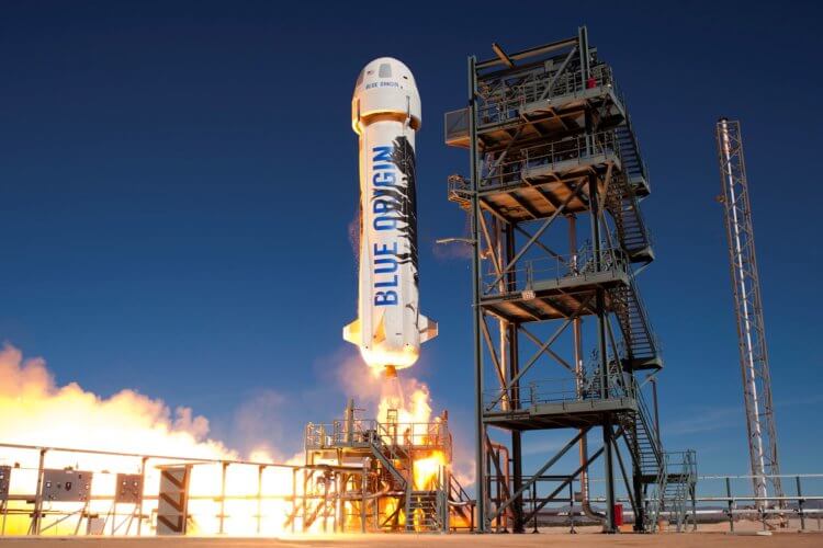 [Прямо сейчас] Blue Origin запустит и посадит ракету New Shepard. Фото.