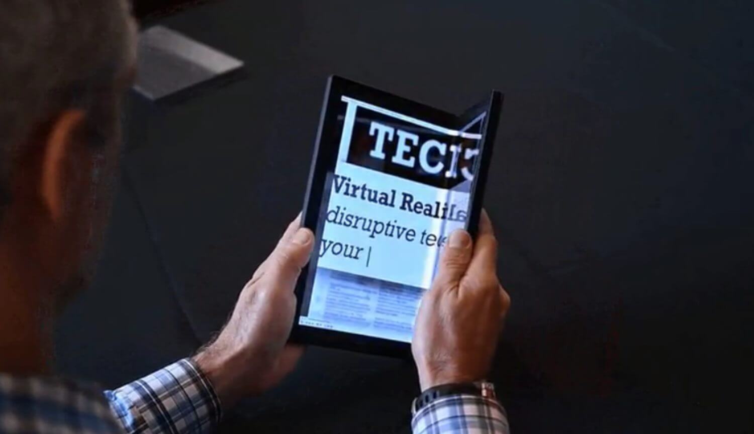 Lenovo представила первый компьютер с гибким дисплеем.. Фото.