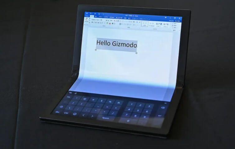 Lenovo представила первый компьютер с гибким дисплеем.. Как его использовать?. Фото.