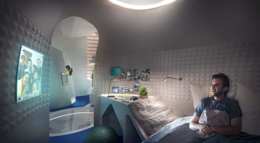 NASA выбрало победителя конкурса на разработку марсианского жилища.. Фото.