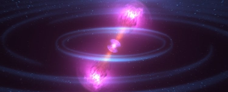 Астрономы нашли вероятный источник тяжелых элементов во Вселенной. Фото.