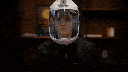В США разработали шлем космического скафандра с проекционным дисплеем. Безопасность в космосе на первом месте. Фото.