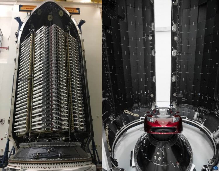 Илон Маск показал ракету, которая выведет сразу 60 спутников за один запуск. Фото.