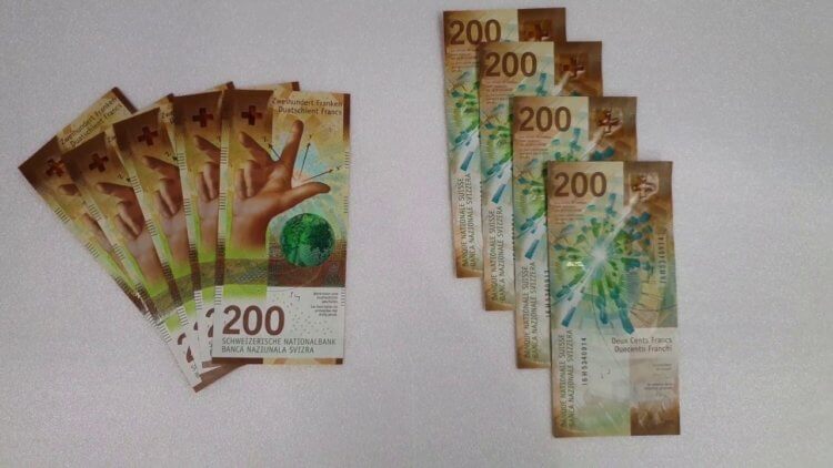 Топ-5 самых красивых банкнот мира. Второе место — 200 швейцарских франков. Фото.