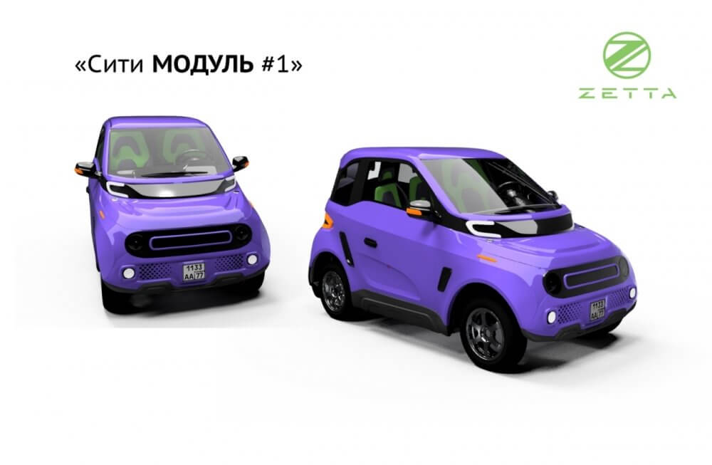 Российский электромобиль от Zetta будет стоить 450 000 рублей. Как тебе такое? Заряжать можно «от розетки». Фото.