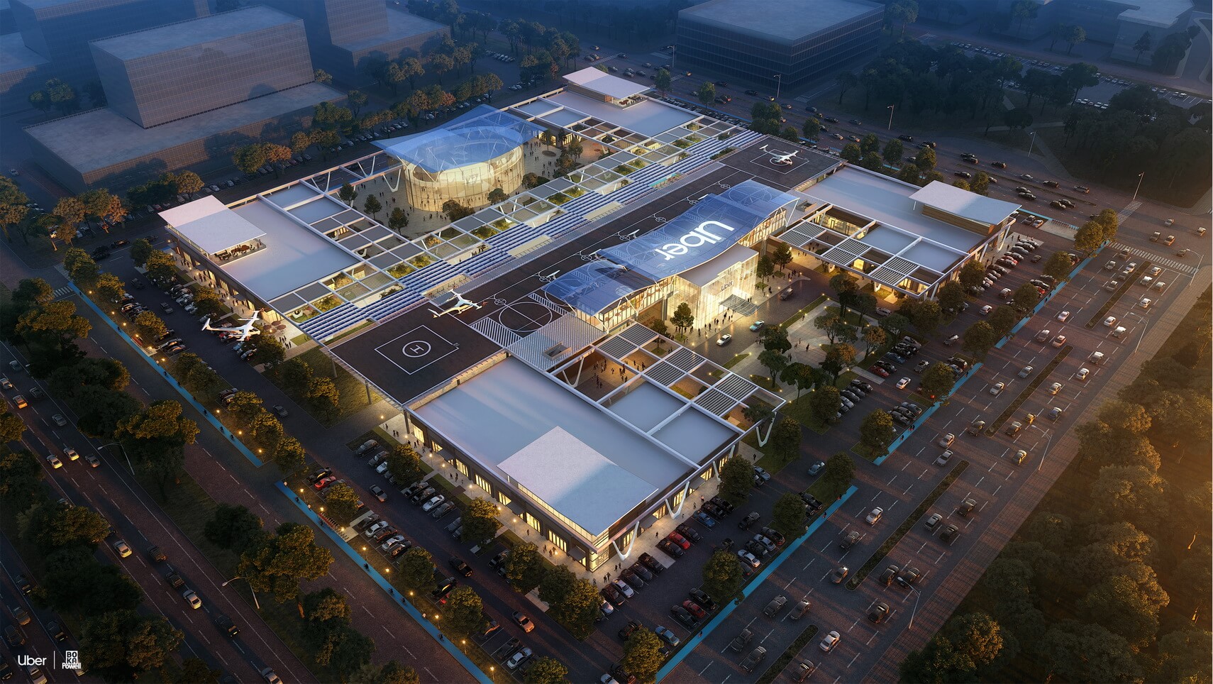 Тут есть даже места для парковки велосипедов. Фото.