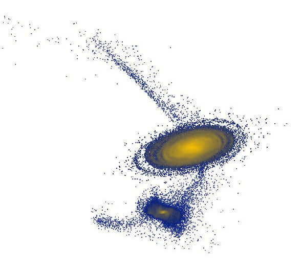 Астрономы объяснили необычные волны на поверхности нашего Млечного Пути. К чему приводит межгалактическое столкновение? Фото.