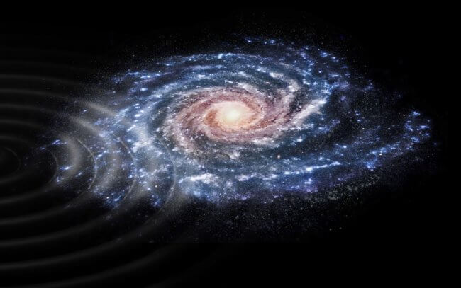 Астрономы объяснили необычные волны на поверхности нашего Млечного Пути. Фото.