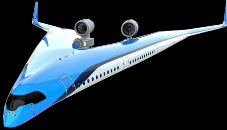 Самолеты Airbus и Boeing устаревают — их может заменить самолет-крыло Flying-V. Фото.