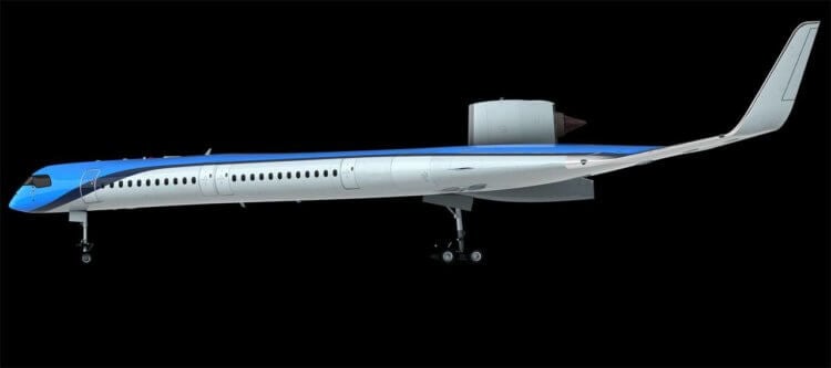 Самолеты Airbus и Boeing устаревают — их может заменить самолет-крыло Flying-V. Самолет будущего со смешанным крылом. Фото.