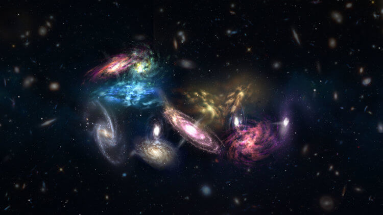 Астрономы получили загадочный радиосигнал из далекой галактики. Фото.