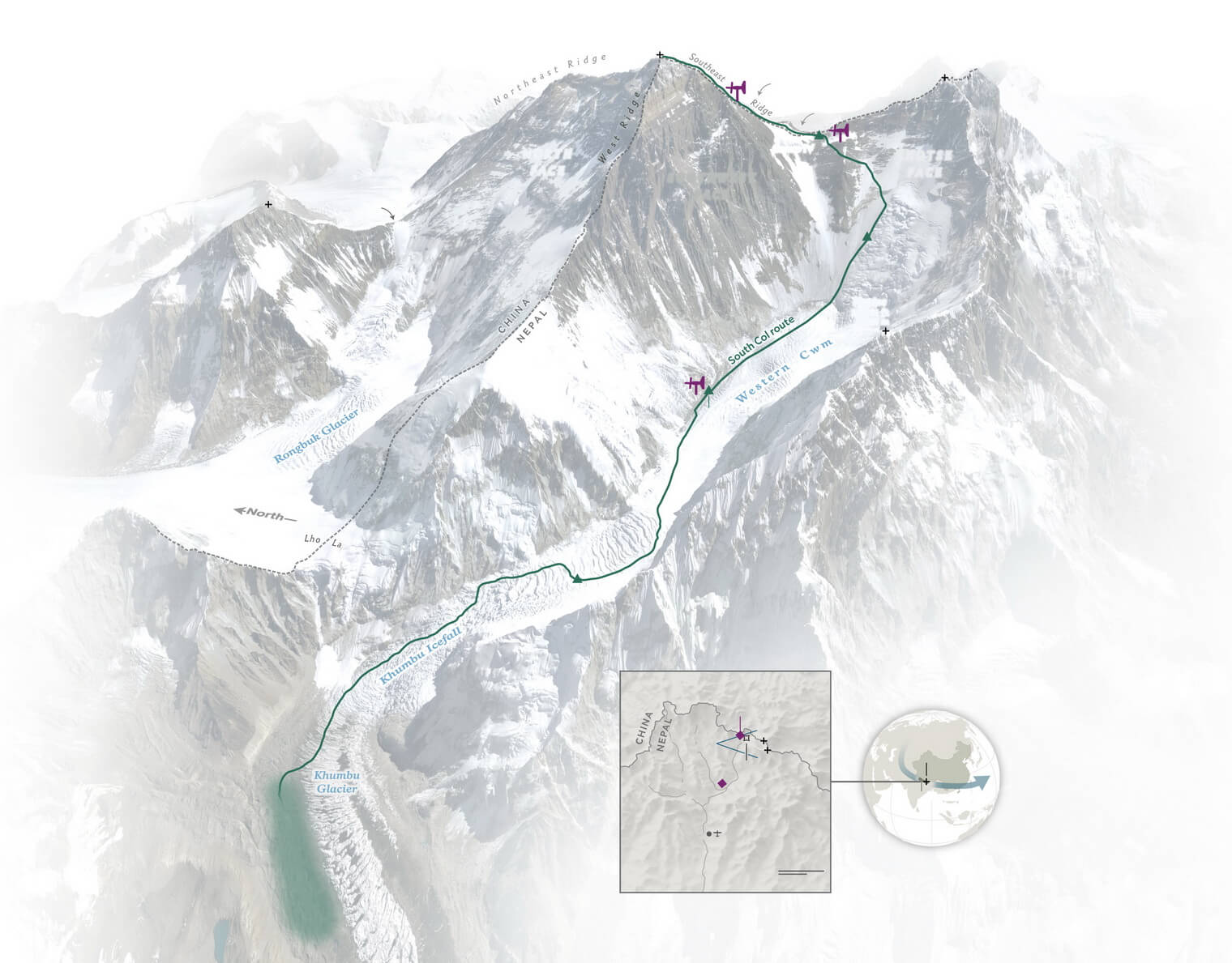 На Эвересте установили самую высокогорную метеостанцию в мире. Экспедиция на Эверест. Фото.
