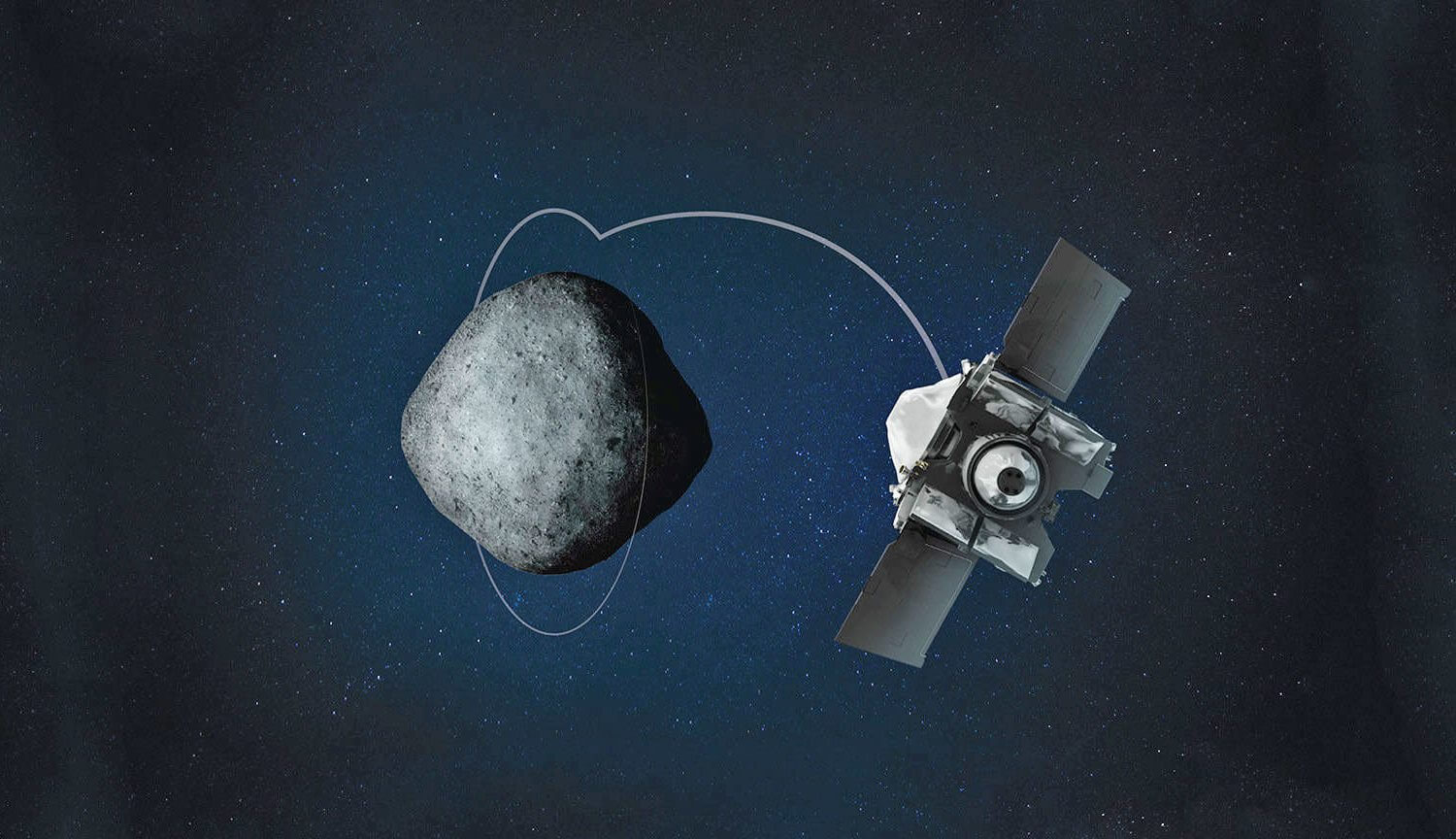 Миссия к астероиду Бену. OSIRIS-Rex и астероид Бену. Фото.