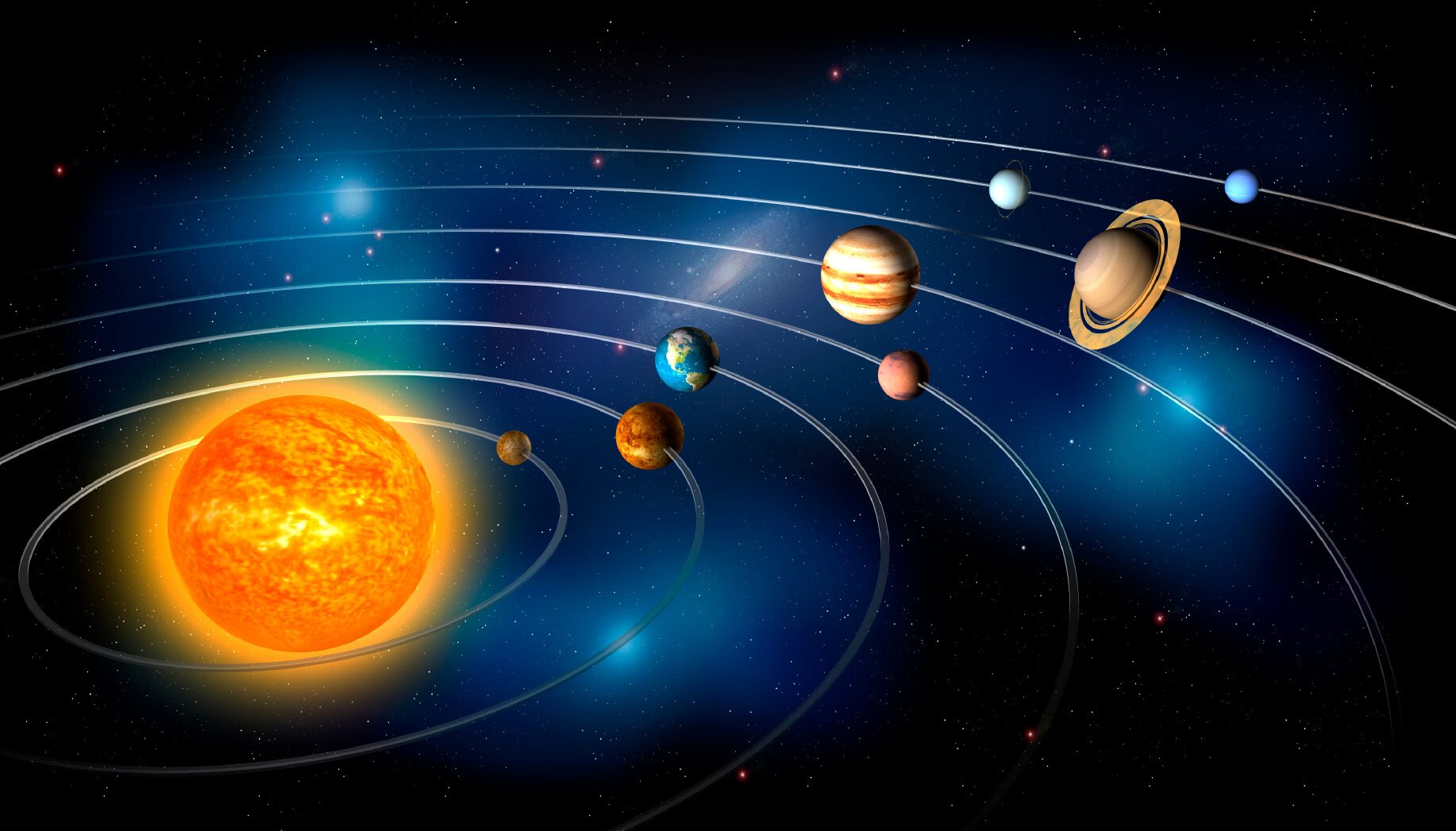 Сколько лет Солнечной системе. Насколько велика Солнечная система? Фото.