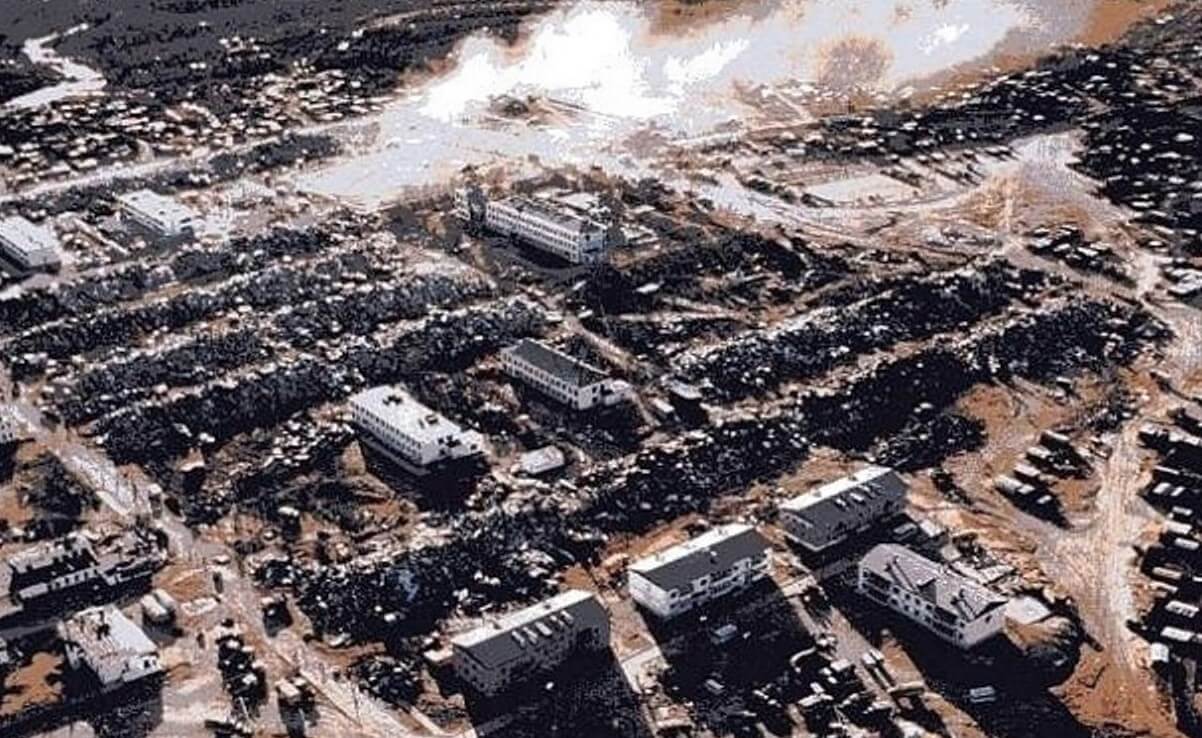 Катастрофа в Нефтегорске, 1995 год. Фото.