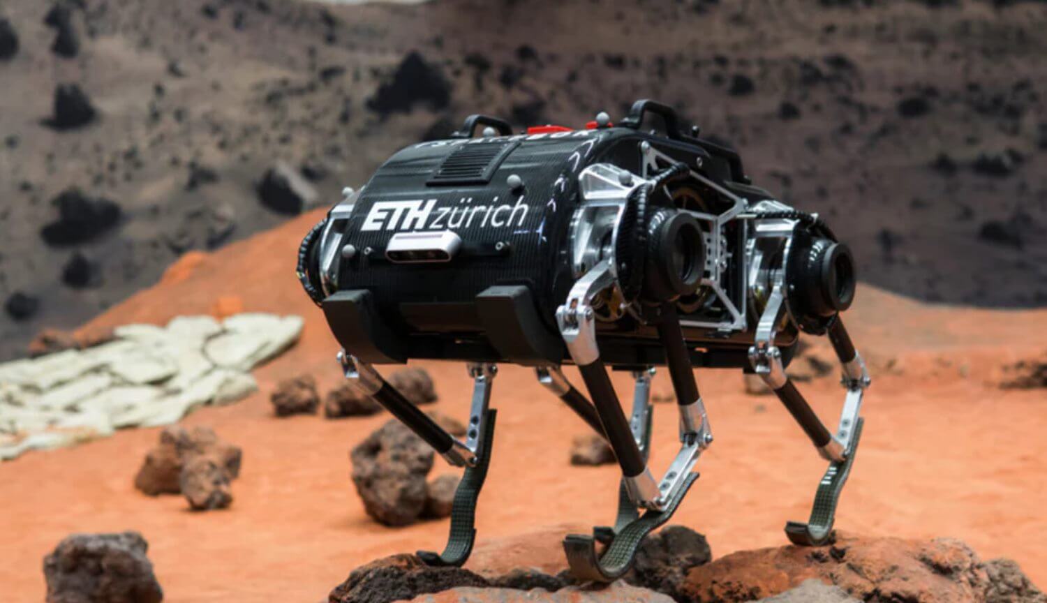 #видео | Робот научился прыгать по поверхности Луны. Фото.