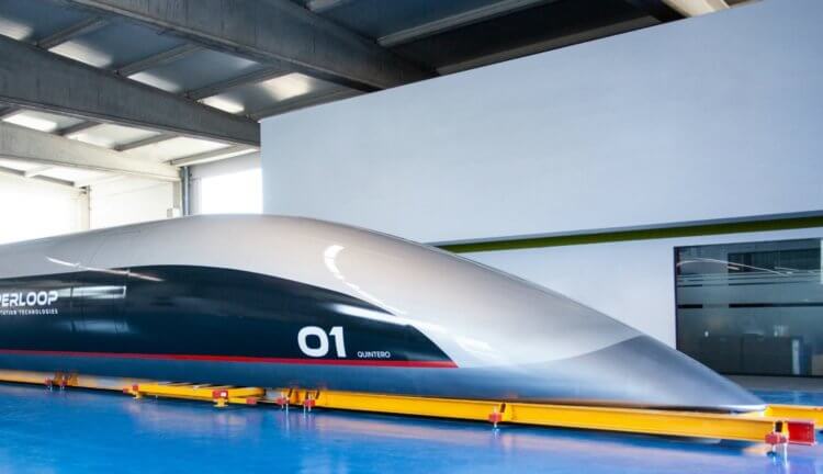 Пассажирская капсула Hyperloop поставила новый рекорд скорости. Фото.