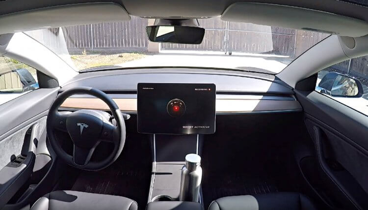 #видео | Как автомобили Tesla помогают ловить преступников? Как включить Tesla Sentry Mode? Фото.