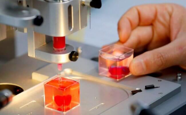 Новая технология позволяет печатать органы буквально за секунды. Фото.
