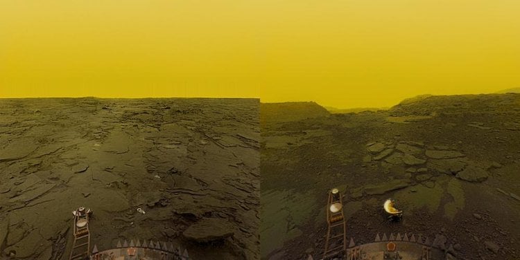 Будут ли новые космические аппараты исследовать Венеру? Фотографии поверхности Венеры, сделанные 1 марта 1982 года модулем Венера-13. Фото.