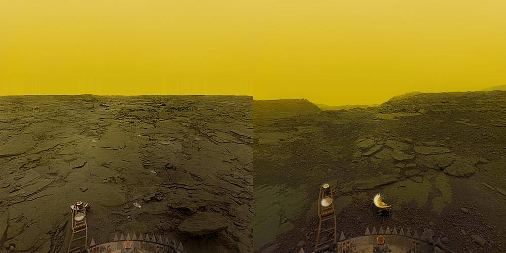 Как освоить Венеру. Фотографии поверхности Венеры, сделанные 1 марта 1982 года модулем Венера-13. Фото.