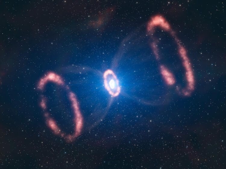 Еще одна загадка Вселенной. Телескоп Hubble сделал снимок взрыва сверхновой. Фото.