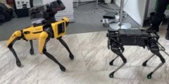 Китайский робот делает сальто назад. Как тебе такое, Boston Dynamics? Фото.