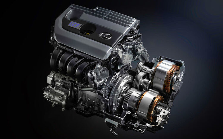 Как работает гибридный двигатель. Двигатель гибридной версии Lexus UX 250h. Фото.