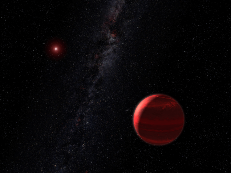 Могут ли планеты излучать свет? Возможно так могла бы выглядеть потенциальная планетная система у звезды М-класса. Фото.