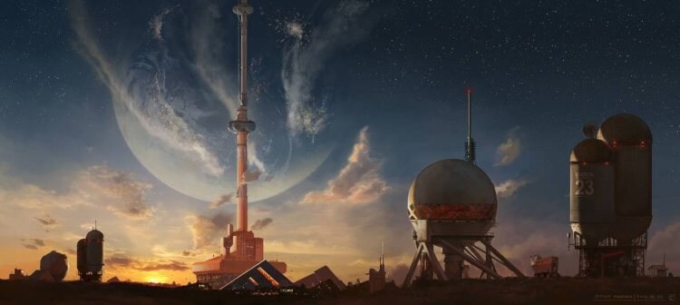 Космический лифт между Землей и Луной может стать реальностью. Космический лифт уже давно описывается в романах писателей-фантастов. Фото.