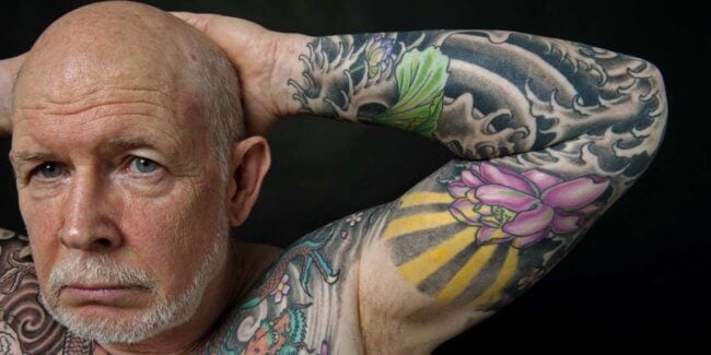 Как татуировки будут выглядеть в старости? Фото.