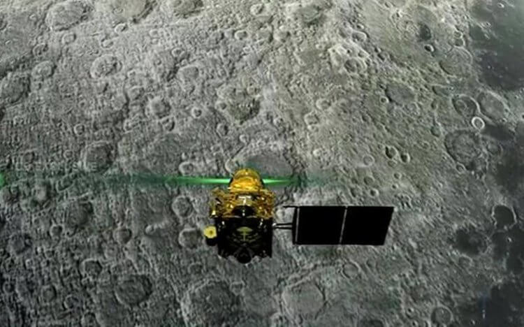 Индийский луноход Чандраян-2 разбился при посадке. «Чандраян-2» должен был мягко сесть на поверхность Луны. Фото.