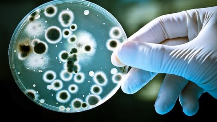 Что происходит с бактериями в космосе? Оказалось, что некоторые бактерии прекрасно себя чувствуют на борту МКС. Фото.