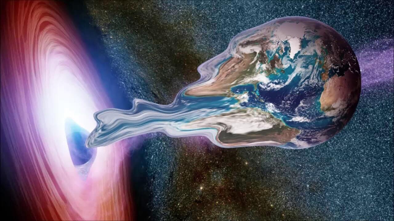 Планета, расположенная на некотором расстоянии от черной дыры, может вполне спокойно существовать без угрозы быть уничтоженной гигантским притяжением космического монстра. Фото.