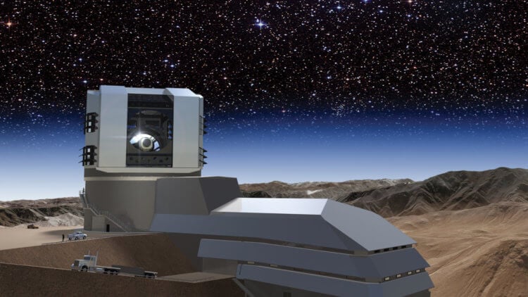 Как выглядит самый мощный фотоаппарат в мире? Концепт LSST — наземного телескопа нового поколения с самой совершенной в мире фотокамерой. Фото.