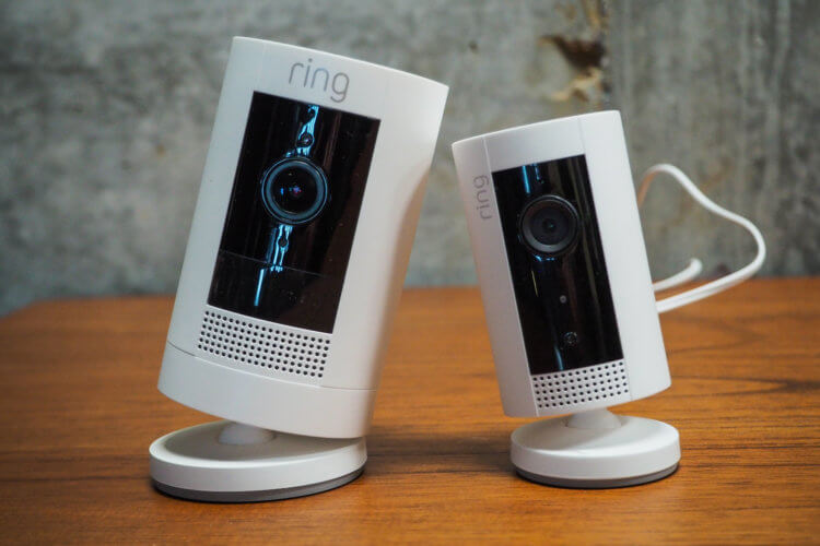 Камеры слежения Amazon Ring — устройства для защиты дома. Домашние камеры Ring Cams выглядят весьма стильно. Фото.
