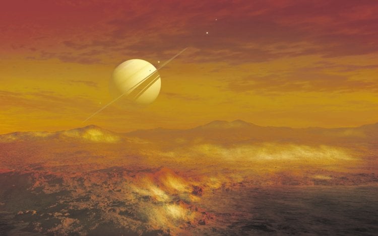 Для чего нам необходимо исследовать Титан? Сумеречные пейзажи Титана очень напоминают те, которые мы не раз видели в научно-фантастических фильмах. Фото.