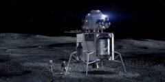 Blue Origin и SpaceX будут работать «под присмотром» NASA над освоением Луны. Фото.