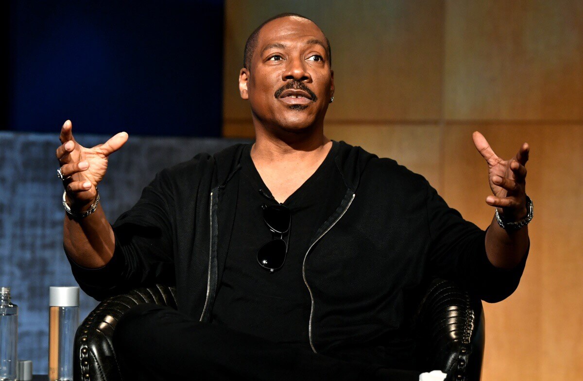 На фото комедийный актер и стендап комик Эдди Мерфи. Фото.