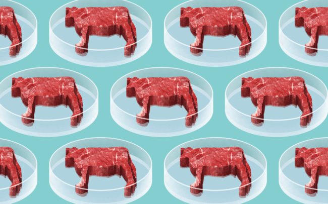 Как сделать искусственное мясо еще больше похожим на настоящее. Фото.