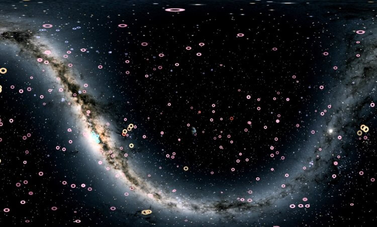 По мнению астрофизиков, мы найдём инопланетян в течение 30 лет. Так выглядит карта 4000 тысяч экзопланет, опубликованная NASA. Фото.