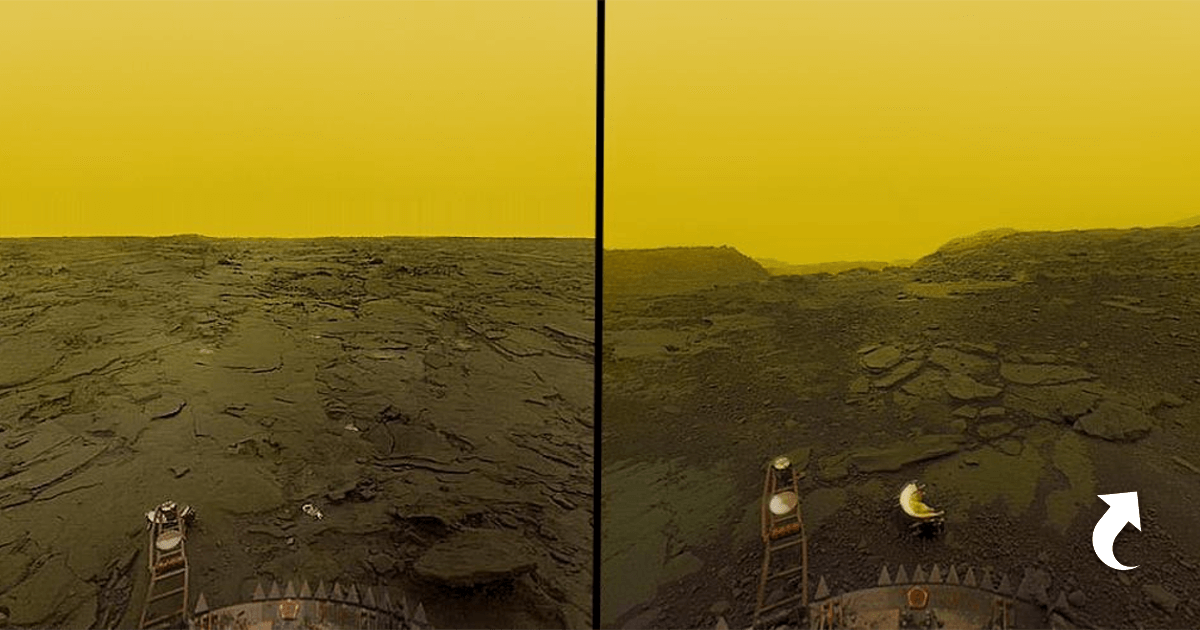 Поверхность Венеры гостеприимной не назовешь. Фото.