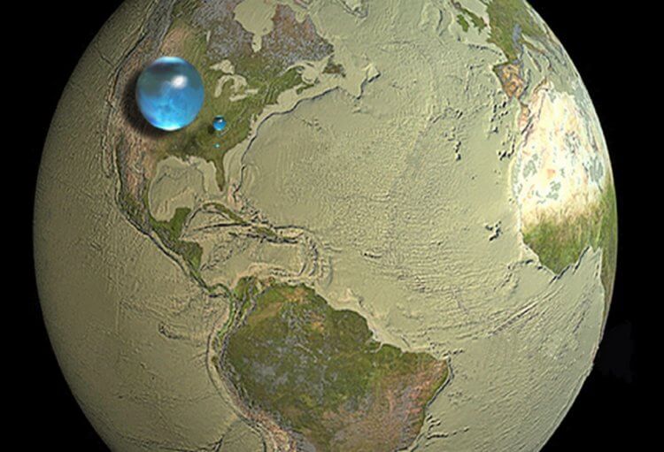 Могут ли океаны исчезнуть? Без воды Земля бы превратилась в не самое уютное местечко, хотя общие водные запасы планеты составляют всего лишь 0,02% от общей массы Земли. Фото.