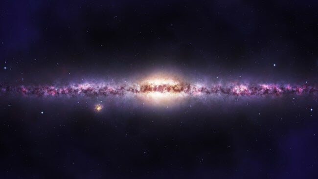 В галактике Млечный Путь слишком много газа. Фото.