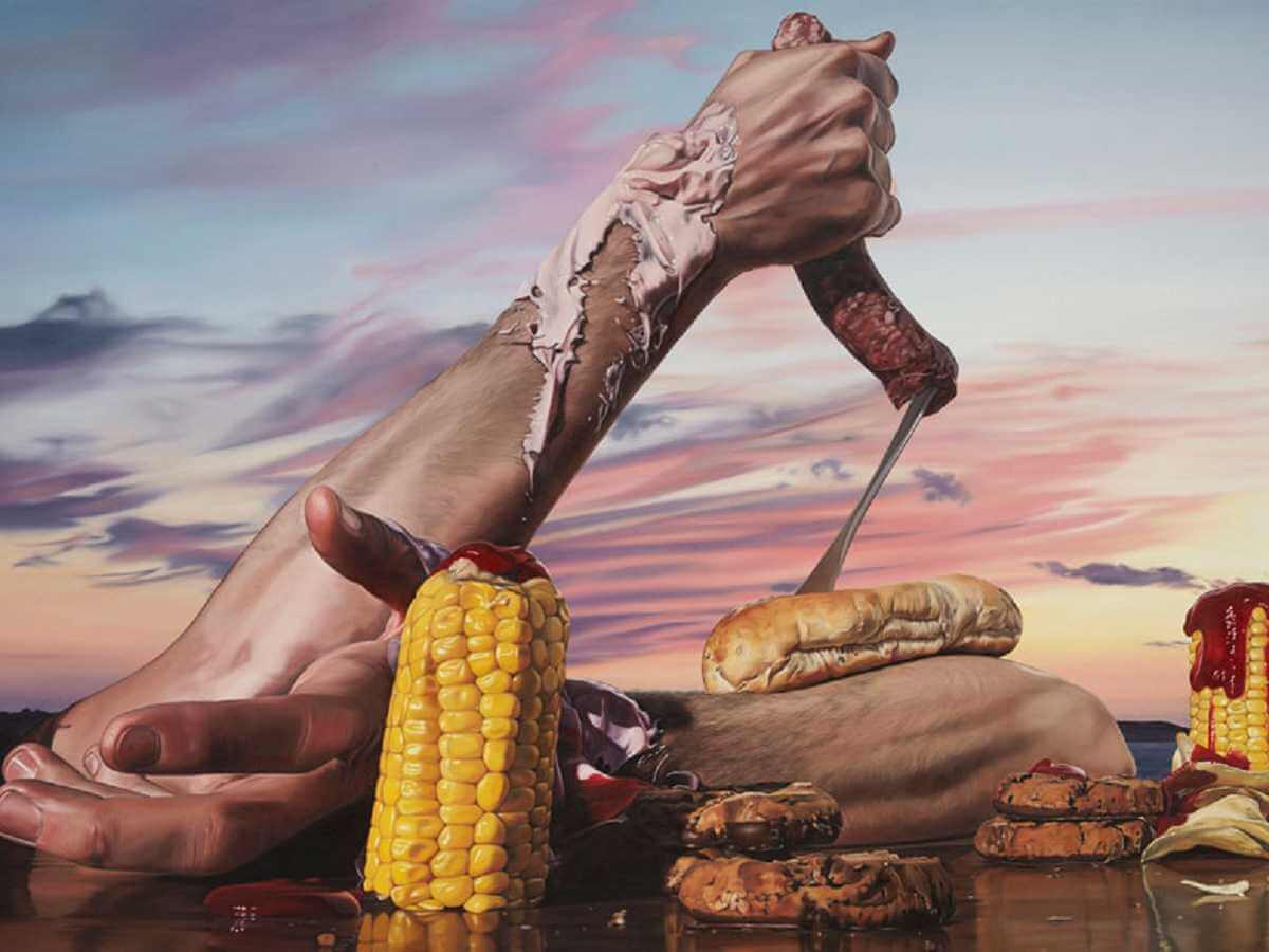 Почему нельзя выбрасывать еду. Народная и научная версии. Переосмысление сюрреализма. Фото.