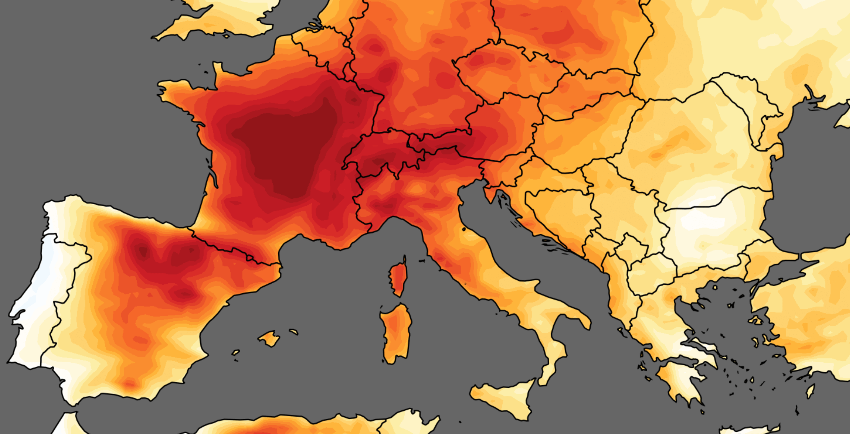 Июль 2019 года был самым теплым месяцем в мире. Так выглядела Европа летом текущего года. Фото.
