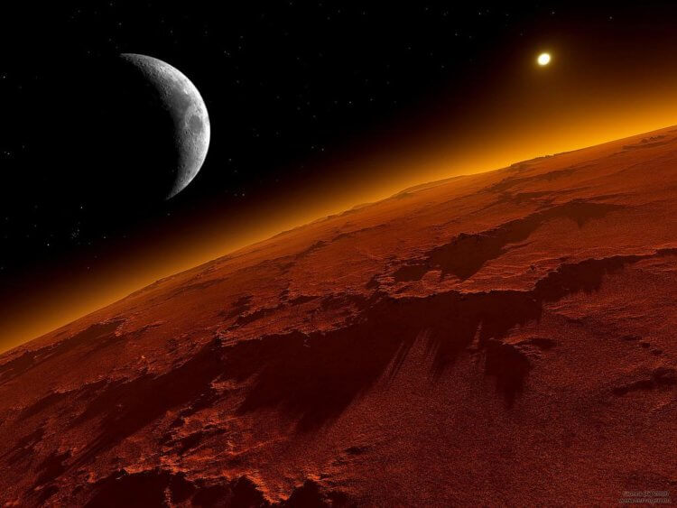 Найденный минерал может указывать на следы жизни на Марсе. Найденный гидратированный кремнезем на поверхности Марса может свидетельствовать о наличии жизни на планете в прошлом. Фото.