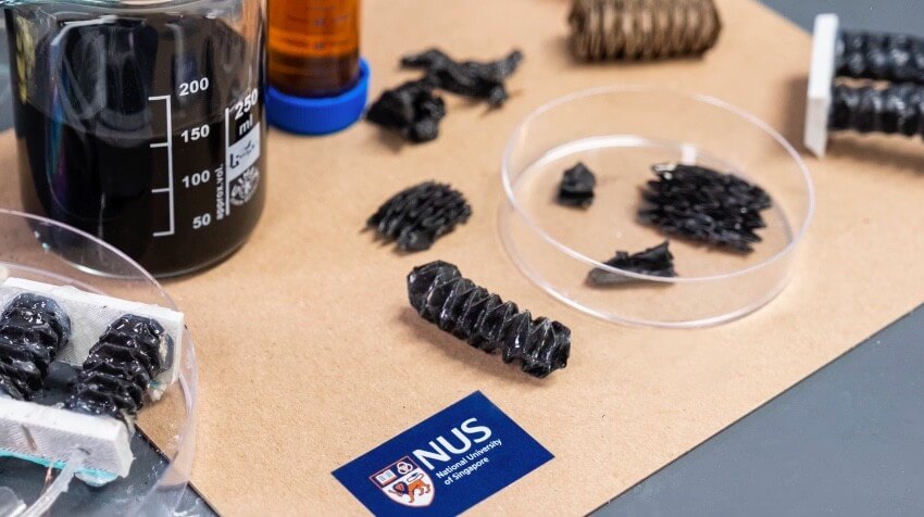 Как создать «гибкий металл». Вот так выглядит «складной металл». Фото.